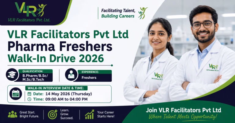 VLR-Facilitators-Pvt-Ltd-Pharma-Freshers-Walk-In