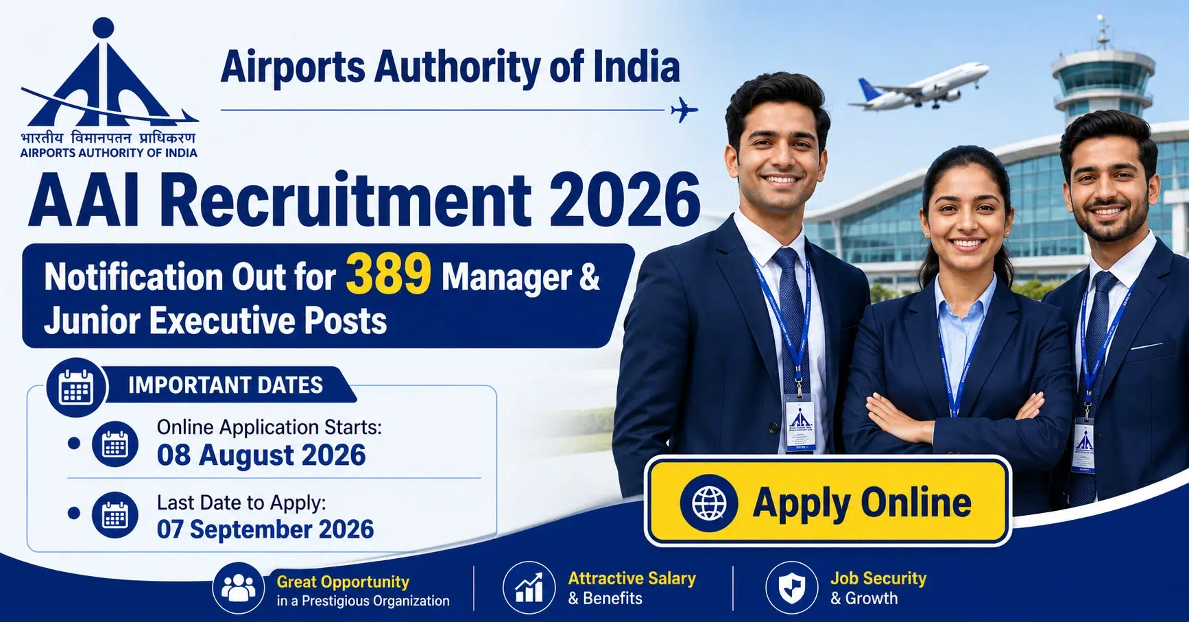 AAI Recruitment 2026 Notification Out